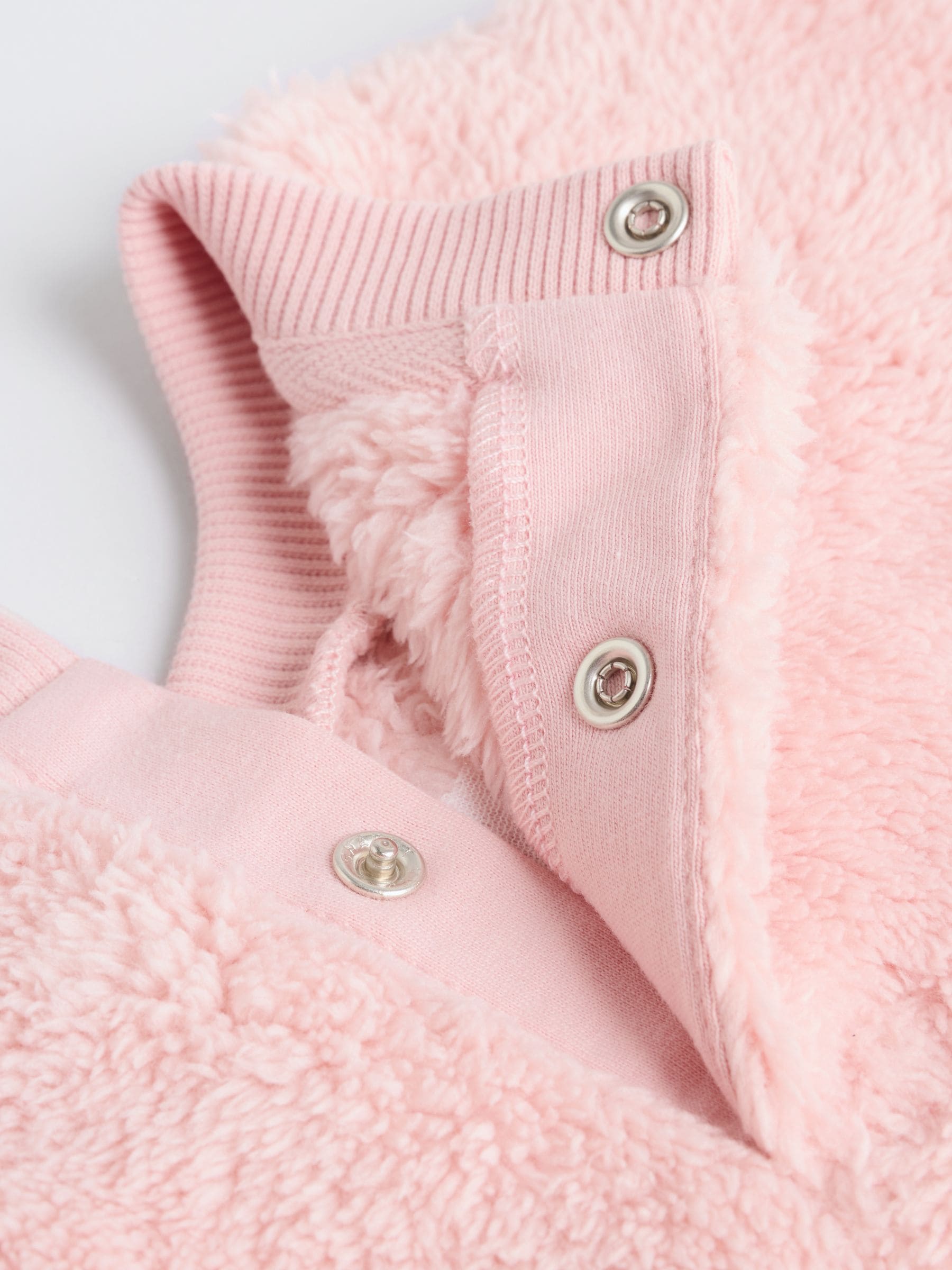 Roze met konijnen - 2 -delige Set van Fleece Tops en Leggings voor Baby''s (0mnd-2jr)