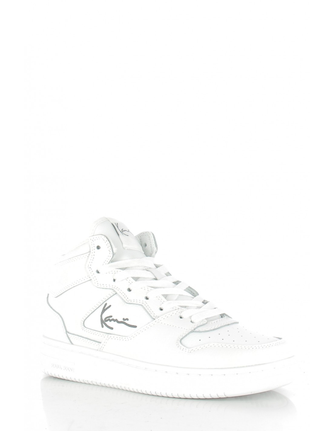 karl kani sneakers montantes homme kani 89 high prm cuir blanc
