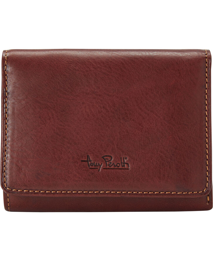 Tony Perotti Wallet, Medium Mørkebrun