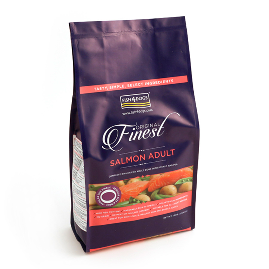 Ração Fish4Dogs Adult Finest Salmon