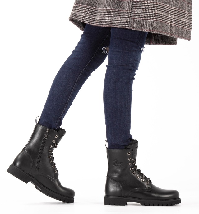 Panama Jack Schnürboots »Frisia«  , Schnürboots, Stiefelette, Blockabsatz, mit Warmfutter