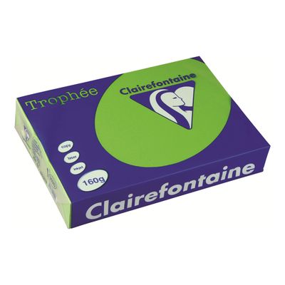 Clairefontaine Trophée - Papier couleur - A4 (210 x 297 mm) - 160 g/m² - Ramette de 250 feuilles - vert menthe