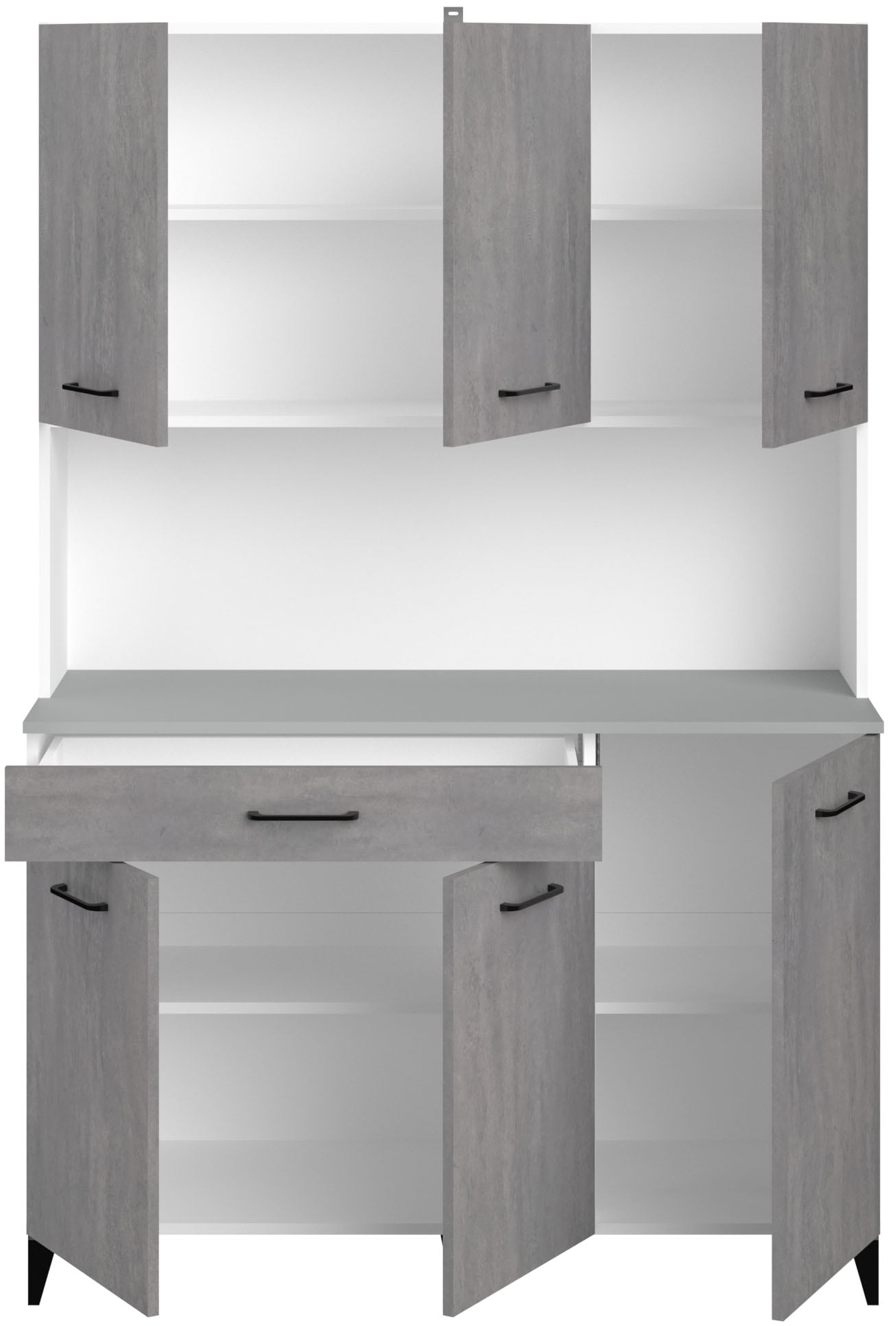 Parisot Buffet »Parisot Malice 11, (B/H/T ca. 120x180x44)« 1 Stk. tlg. ohne Elektrogeräte