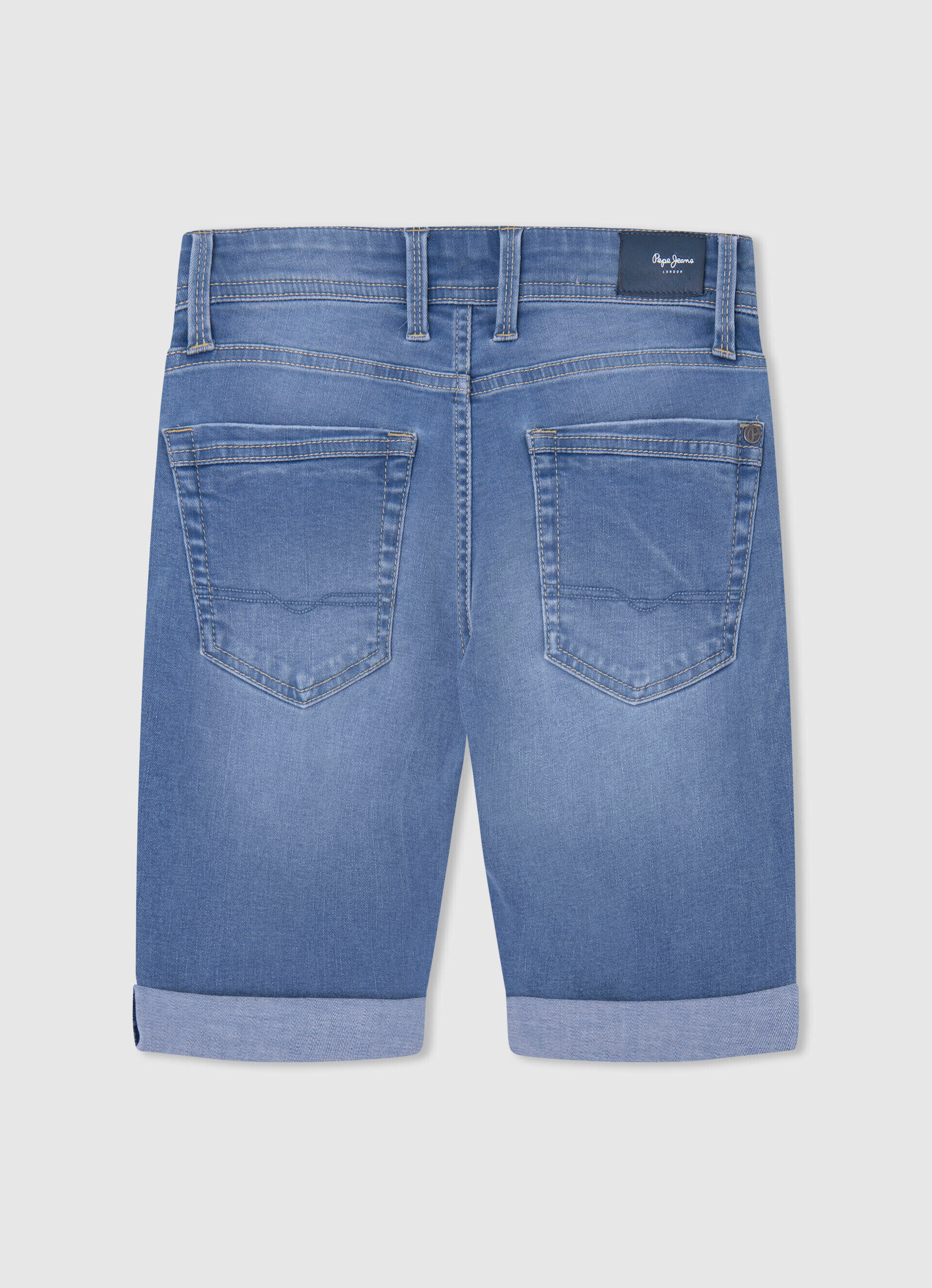 BERMUDA DENIM FIT SLIM - denim
