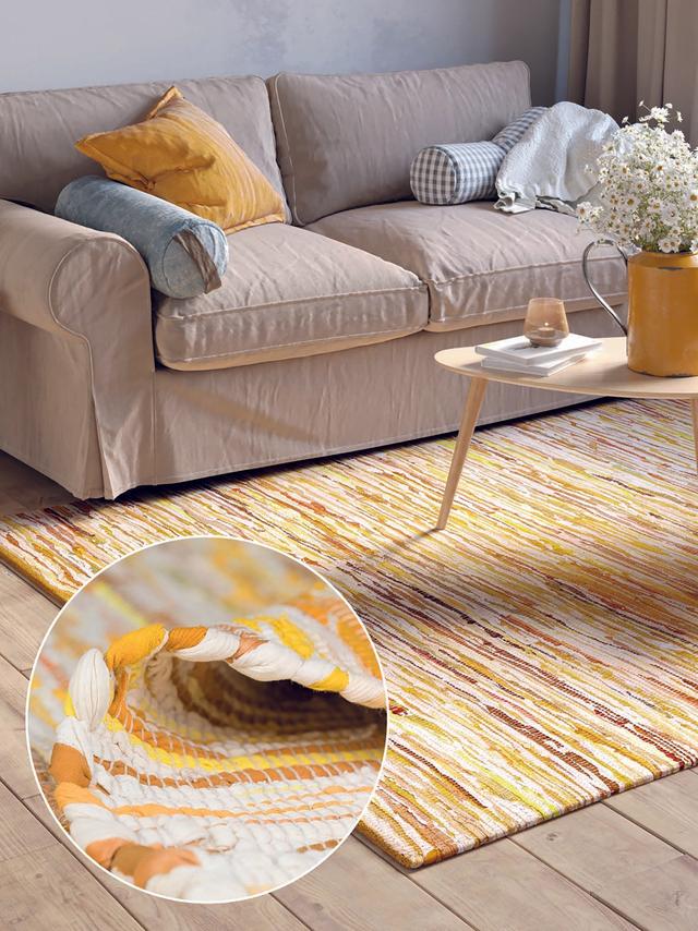 Mein Lieblingsplatz Teppich mit Streifen Farbverlauf