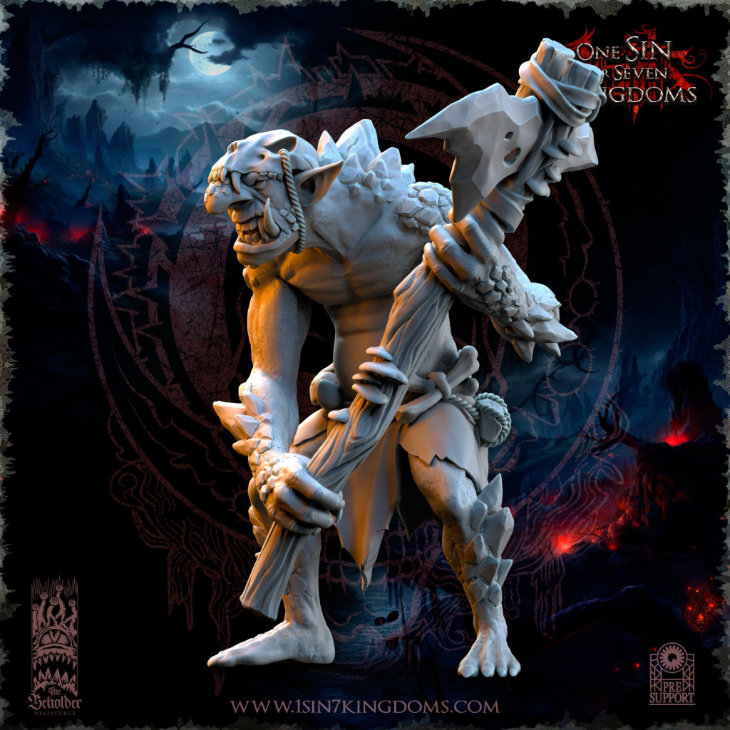 The Beholder Miniatures - Trolls - Trolls des Roches