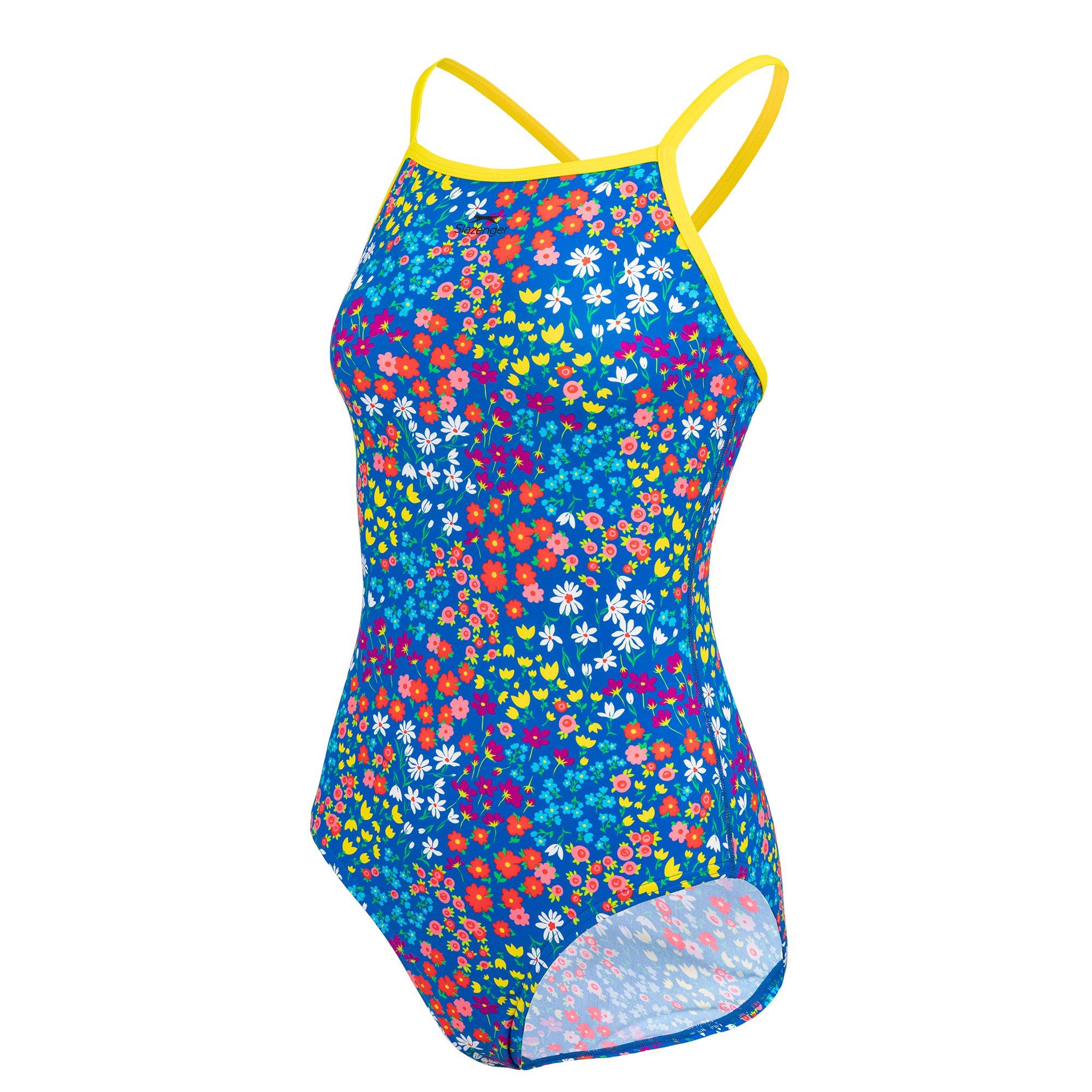 Slazenger Tie Back Swimsuit Womens