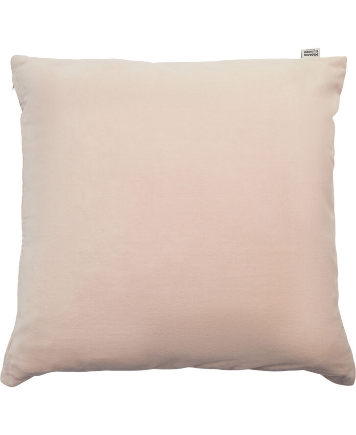Magasin du Nord Collection VELVET/BEIGE, PYNTEPUDE 48x48 CM Lyserød