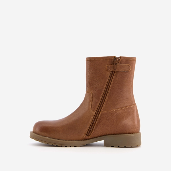 Hush Puppies leren meisjes enkellaarsjes