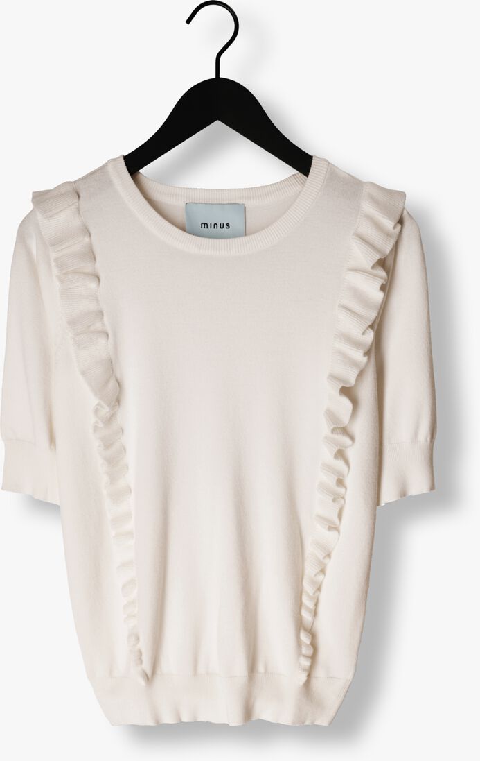 MINUS gebroken wit minus top vesia knit t-shirt