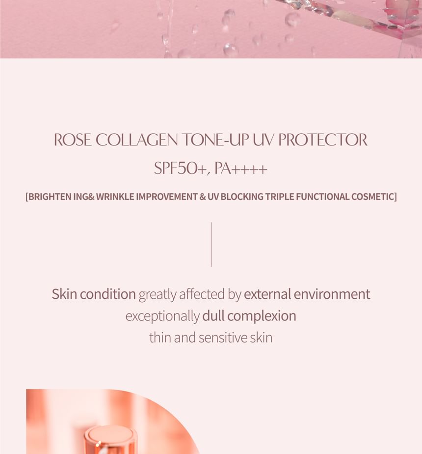 MIGUHARA - Rose Collagen Tone-up UV-beschermer