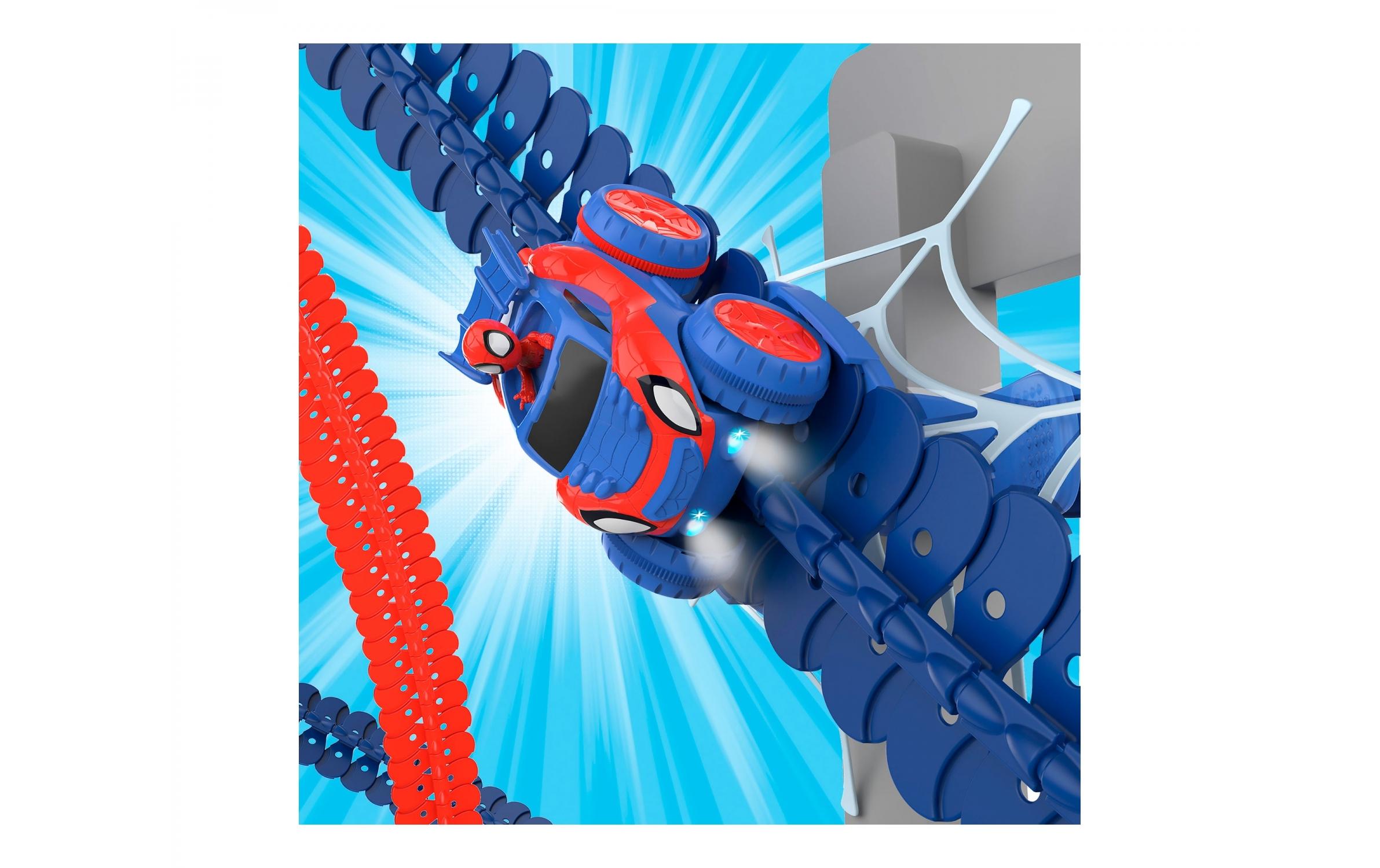 FleXtreme Spidey: Rennbahn-SetStrecken-Set mit Fahrzeug