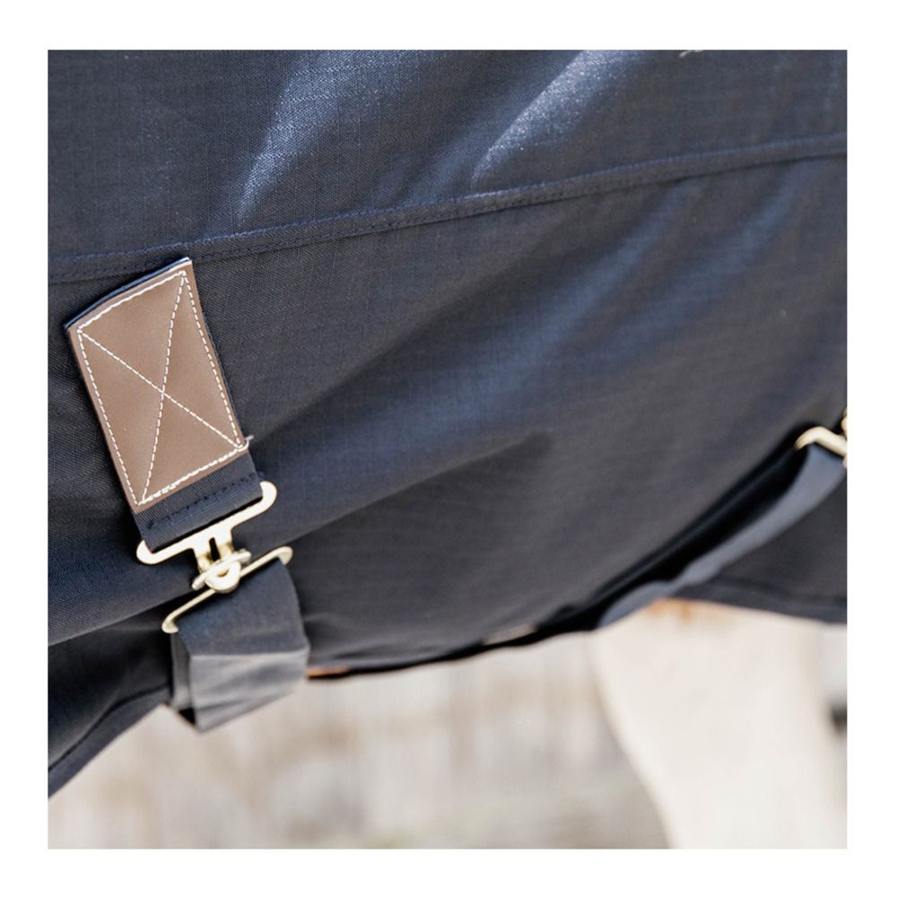 Kentucky ALL WEATHER QUICK DRY 600D 150G - Couverture de paddock + couvre-cou amovible navy