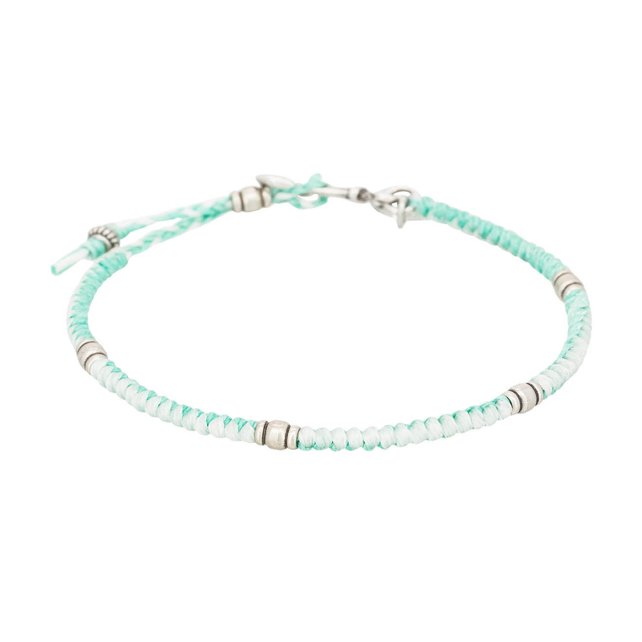 Jacobson Bracelet Azul Wax en Acier & Cordon bleu