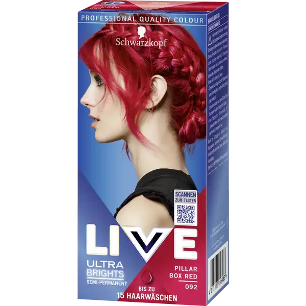 Ultra Brights Haarfarbe 092 Pillar Box Red