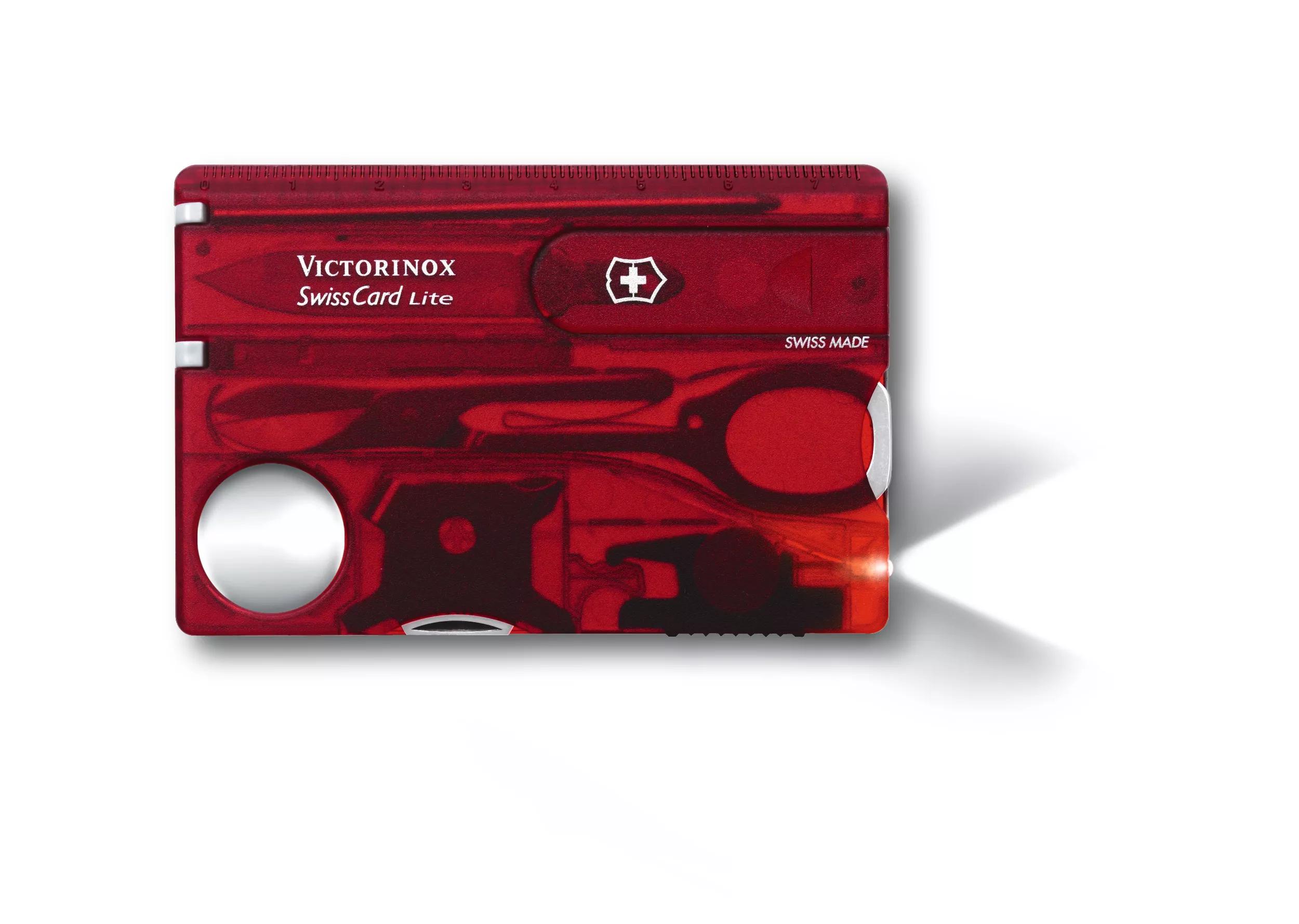 Swiss Card Lite-rot transparent