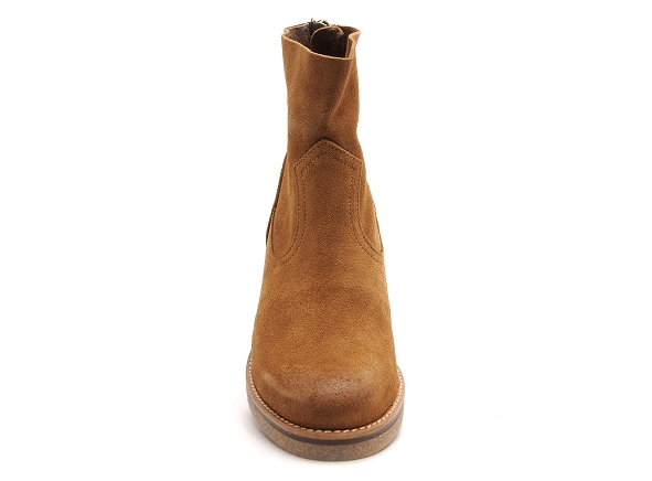Minka boots bottine plates femme basile marron
