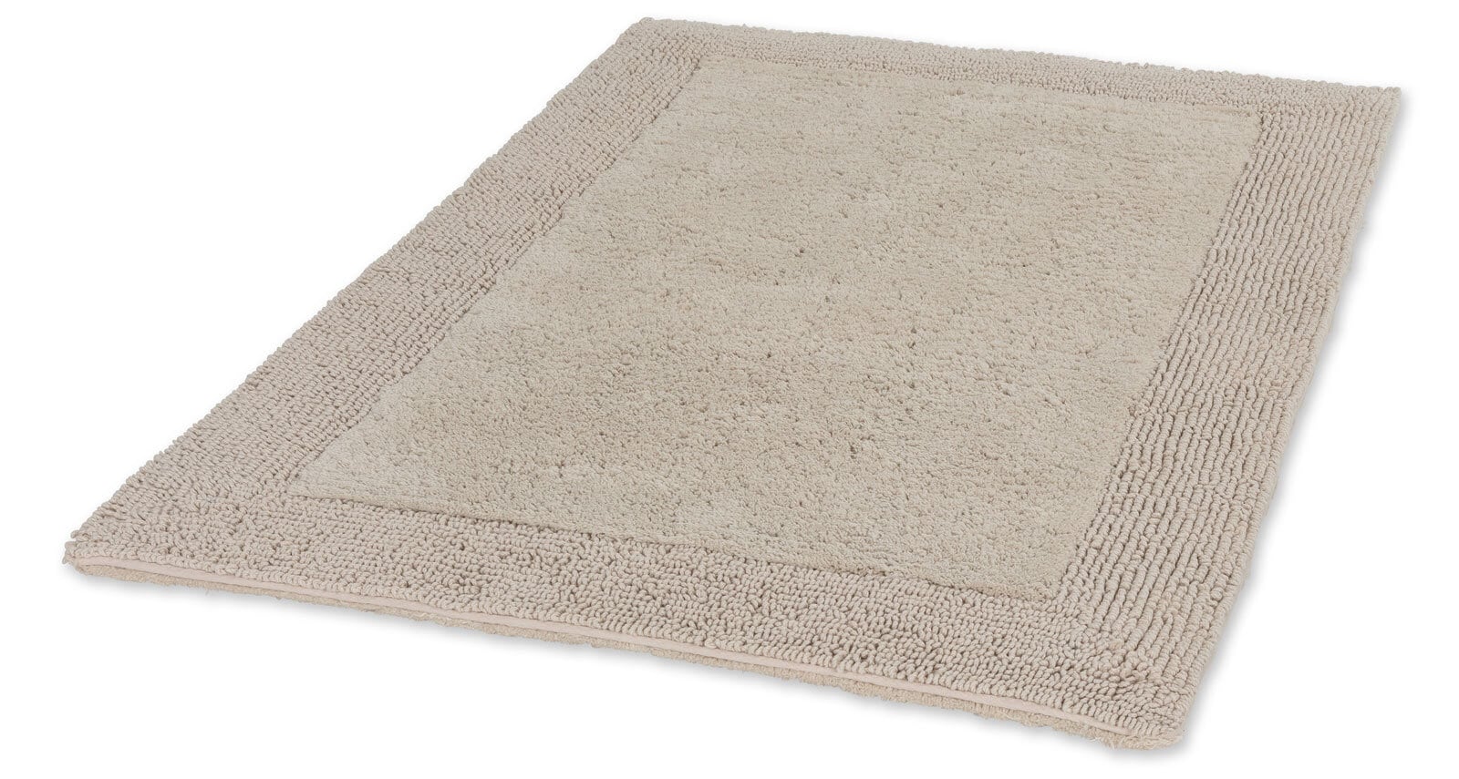 SCHÖNER WOHNEN-Kollektion Badteppich BAHAMAS BORDÜRE 60 x 90 cm beige