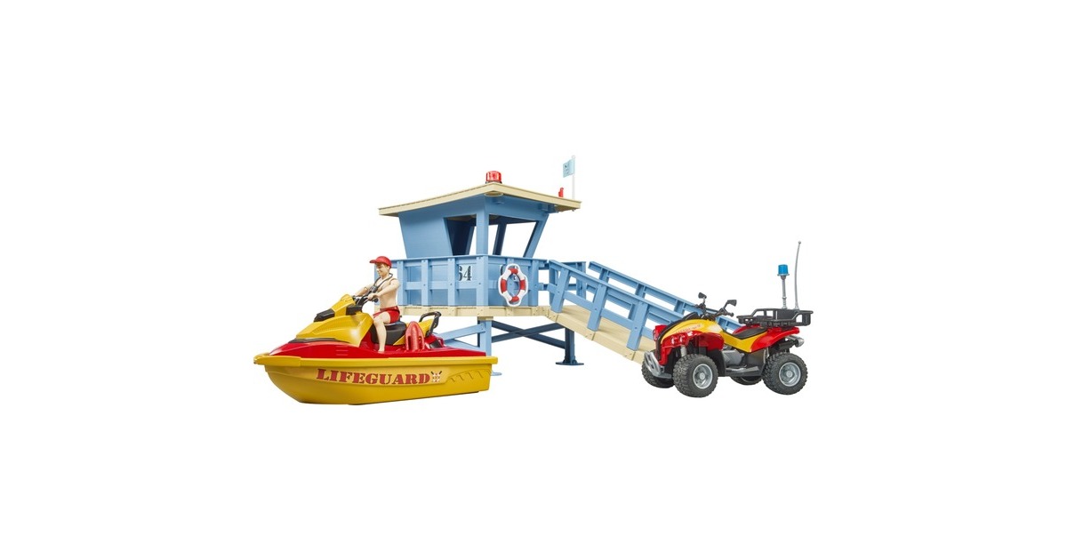 bruderbworld Reddingsbrigade Station Speelfiguur  (62780)