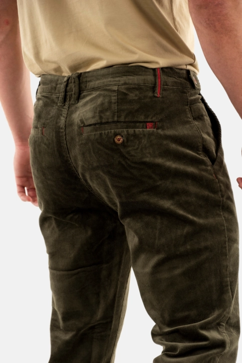 Pantalons Benson & Cherry signature kaki