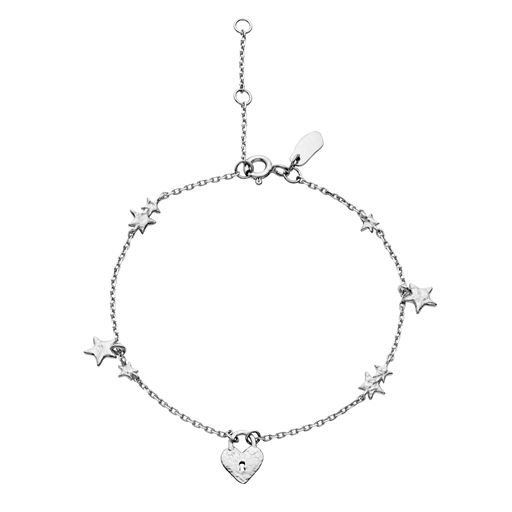 Maanesten Esma Armbånd, Silver, 19 3 cm