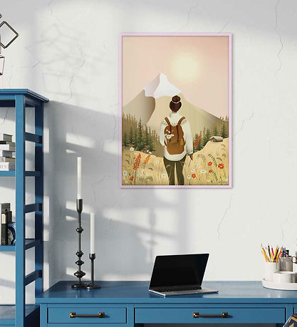 Vissevasse Billederamme - Tr? - 30x40 cm - Rosa