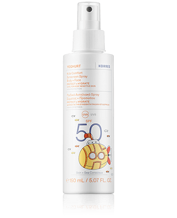Korres Sun Care Kids Comfort Sunscreen Spray Body + Face SPF 50 150ml
