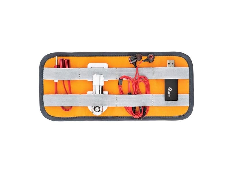 Lowepro Kameratasche GearUp Pouch Medium (GRL) Grau Reisetasche und Organizer für digitale Geräte, Kabel und Zubehör