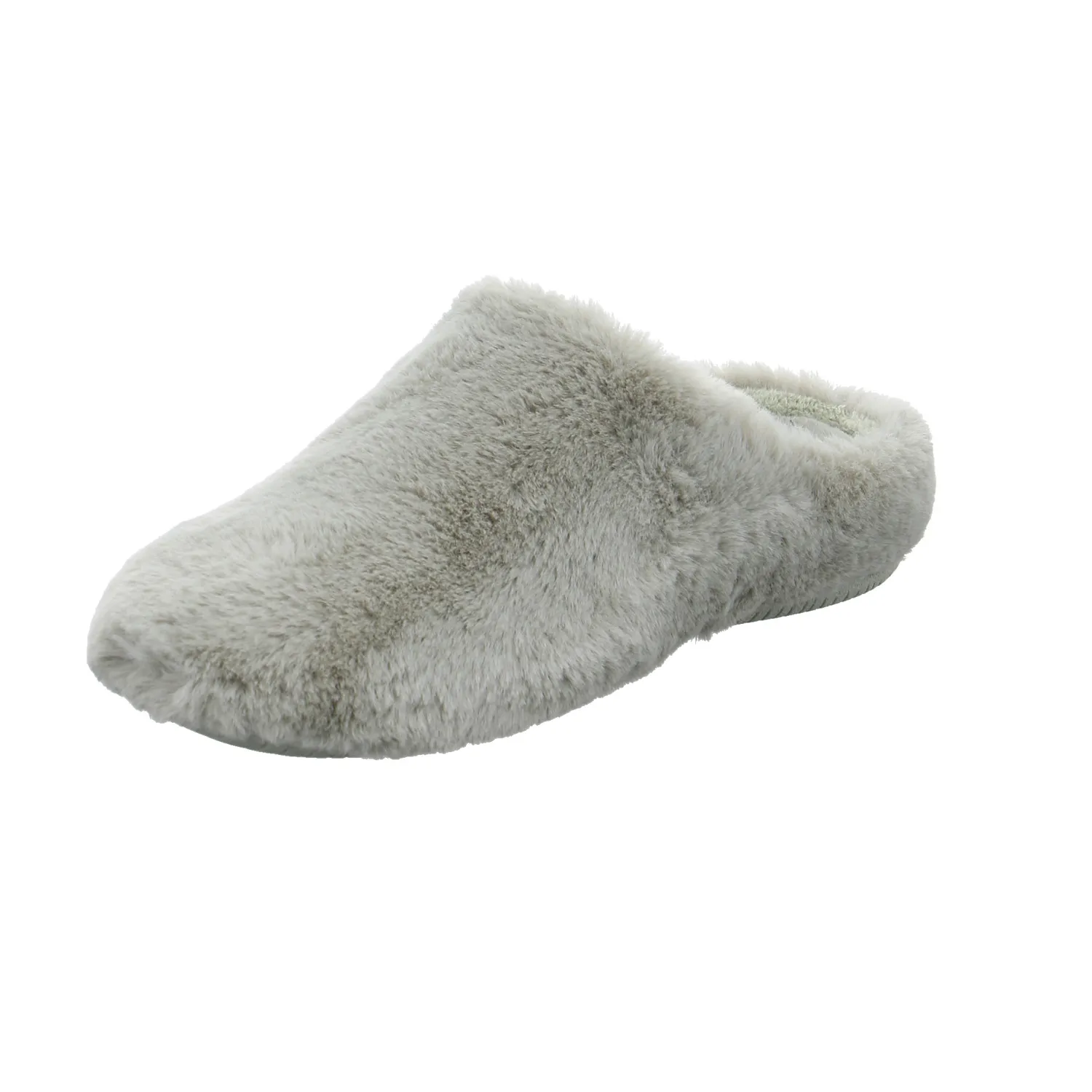 VERBENAS Hausschuh Olive Textil