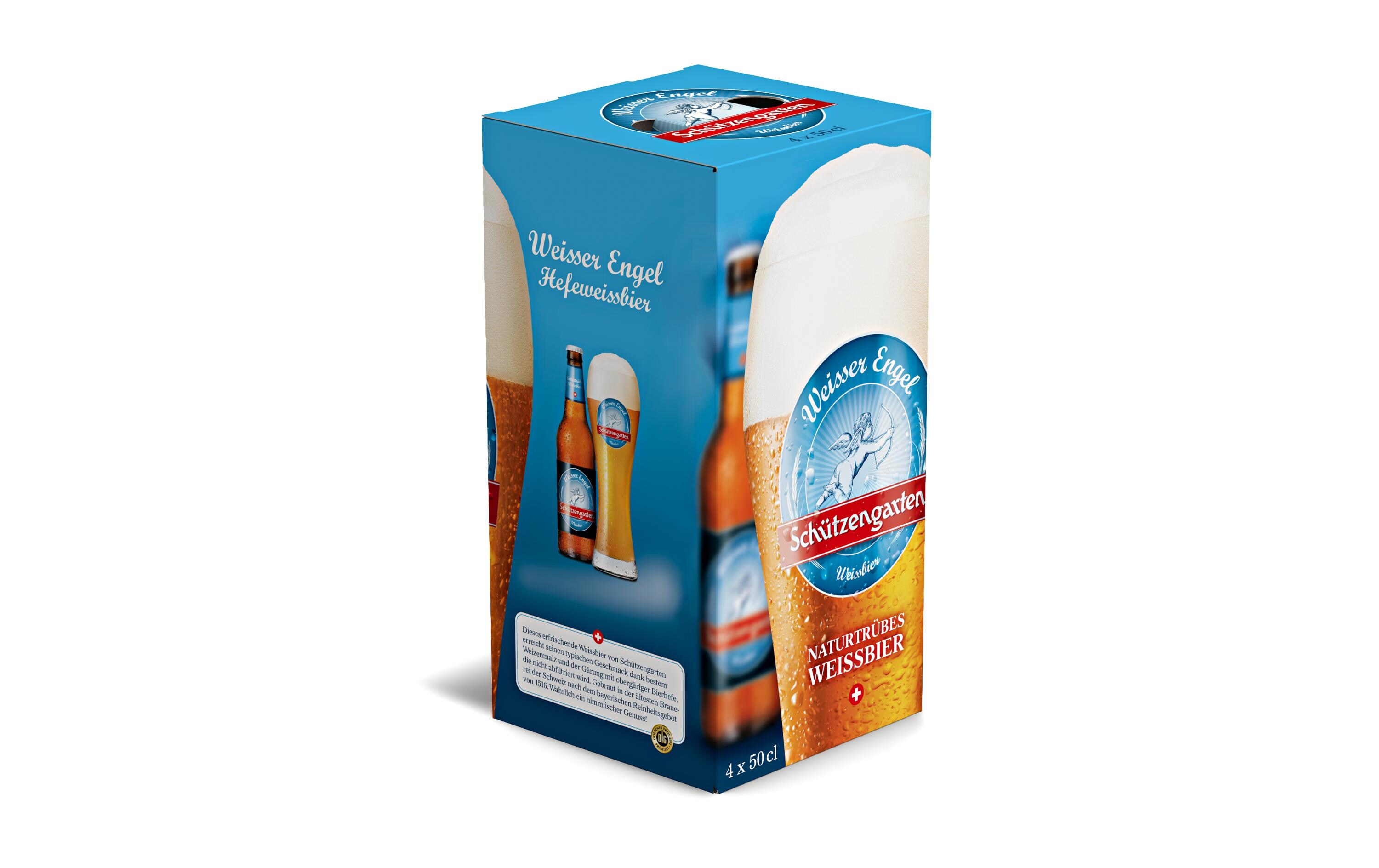 Bier Weisser Engel 4 x 0.5 lHochwertiger Biergenuss