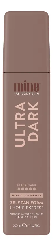 Minetan Self Tan Mousse Extreme Dark Finish Ultra Dark - 200 ml