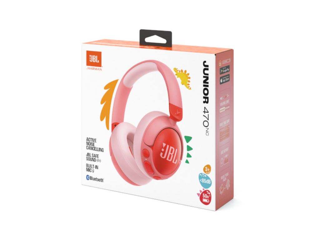 AUSCULTADORES JBL JR470NC ROSA