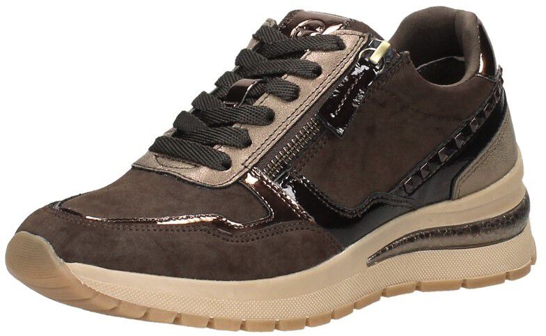 Tamaris Veterschoenen Laag donkerbruin