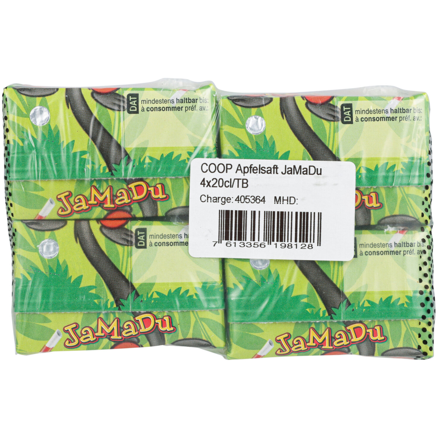 JaMaDu Apfelsaft 4x20cl -80cl