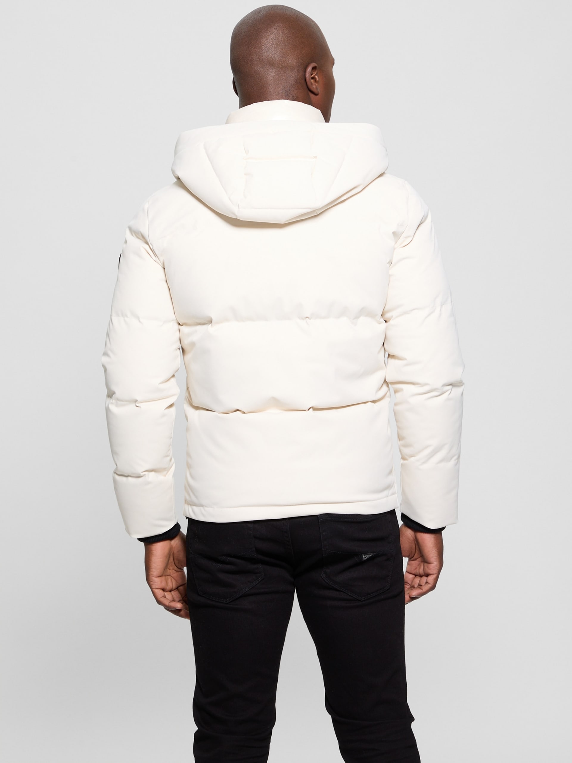 Jaqueta puffer de plumas ecológicas de alta qualidade