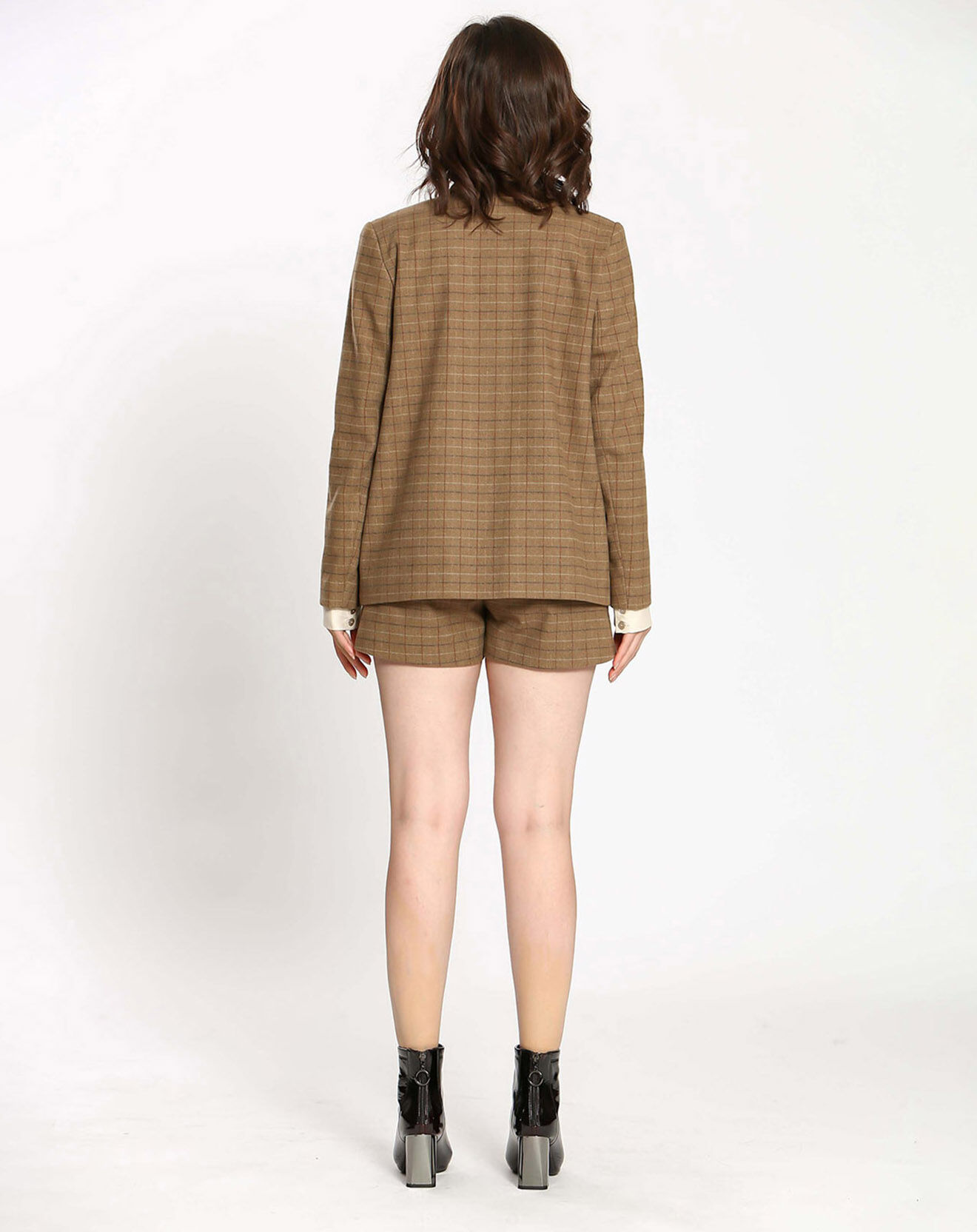 See u Soon Short en Laine mélangée Elena beige