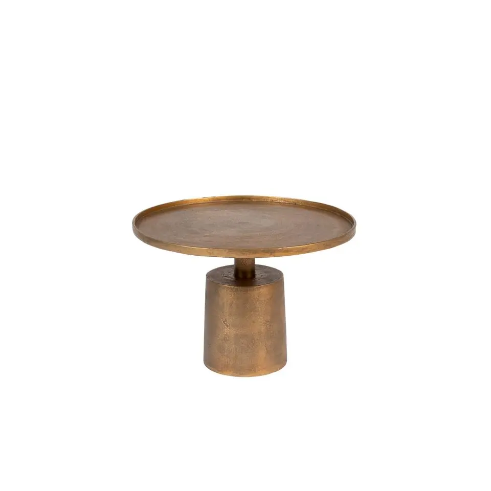 Housecraft Mason Salontafel Rond Metaal 60x 60 cm Goud