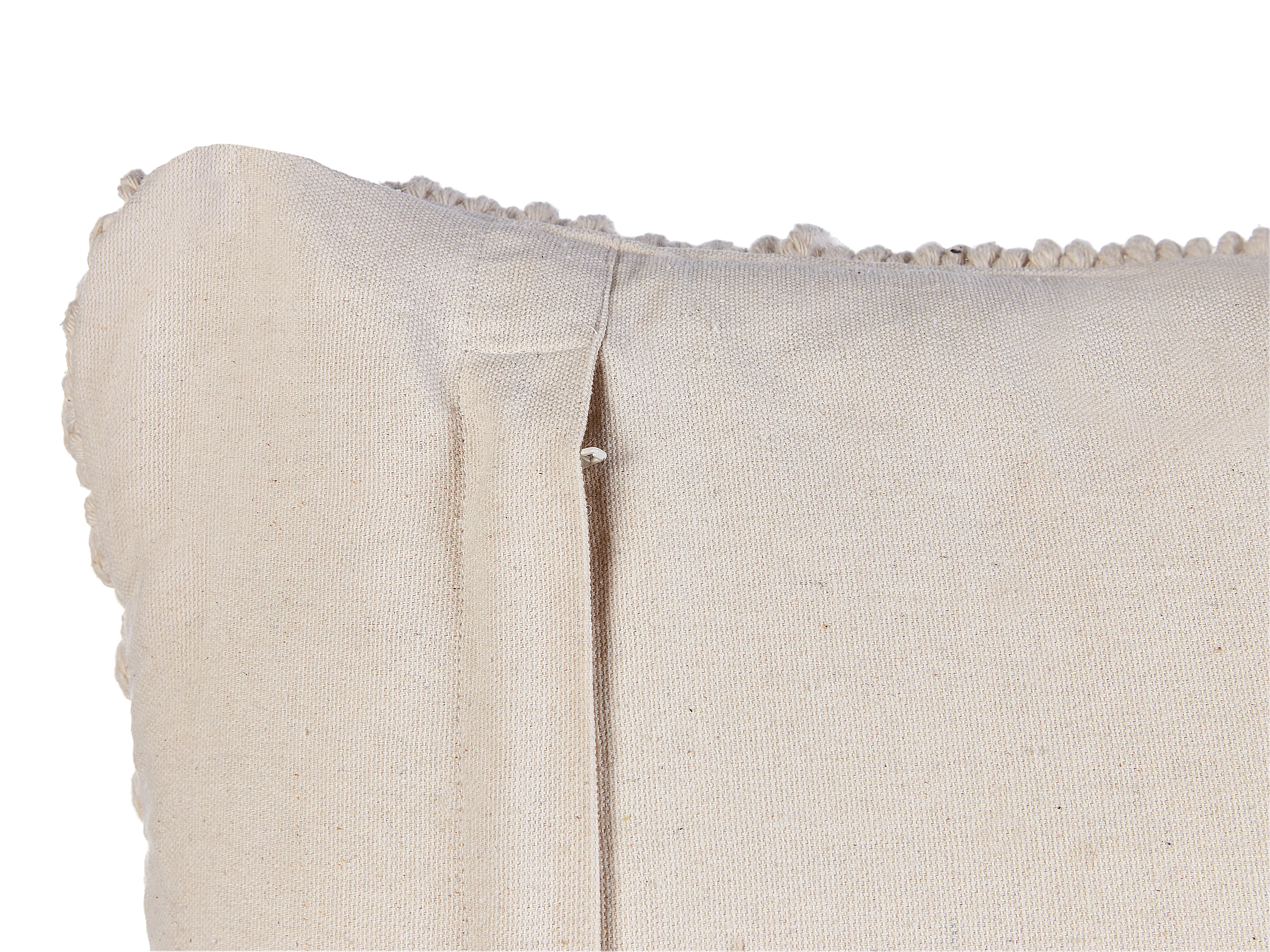 Set van 2 sierkussens BESHAM Katoen 45 x 45 cm Lichtbeige geometrisch patroon