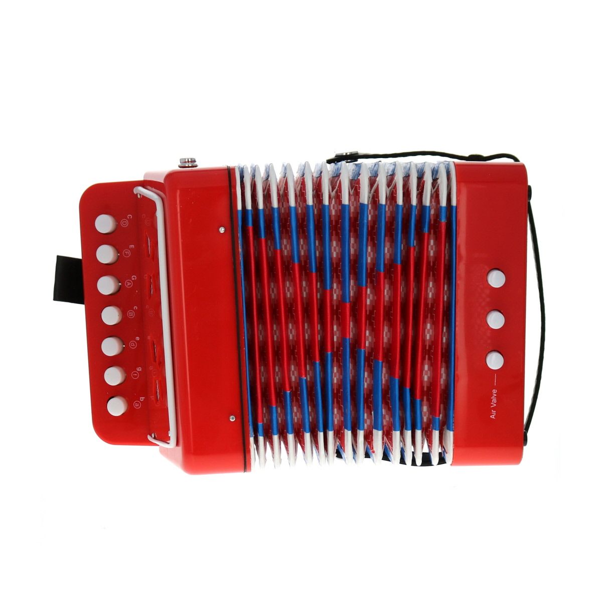 Accordéon rouge Mercredi et Patati