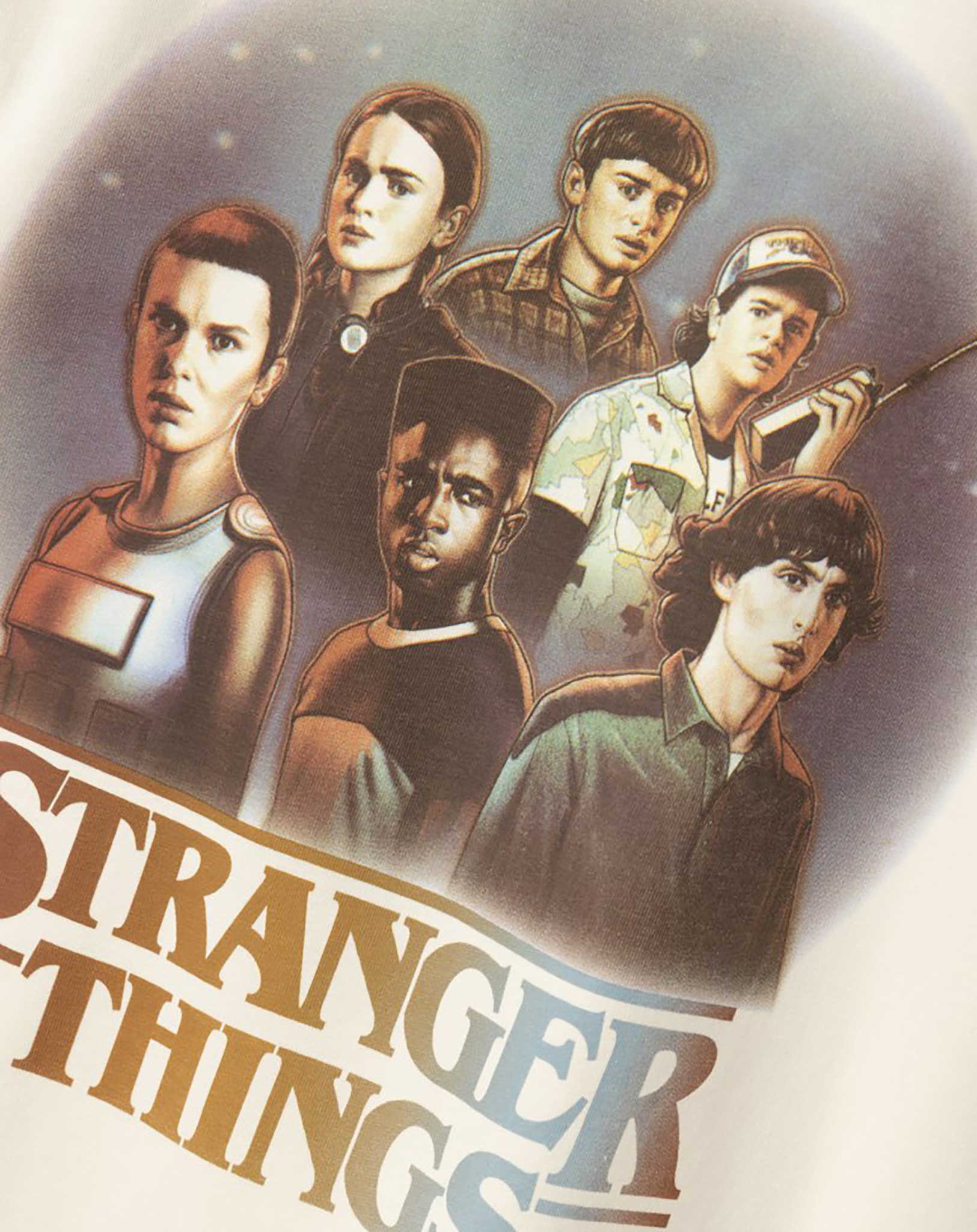 T-Shirt NKMFRITZ STRANGERTHINGS in jet stream