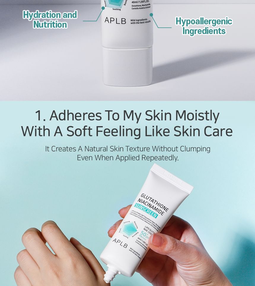 APLB - Glutathion Niacinamide Zonnebrandcrème