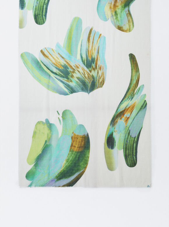 Lenço estampado - Verde