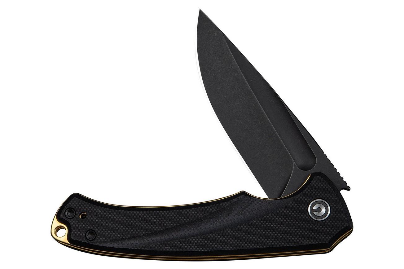 Civivi Voidflare C24040-1 Blackwashed 14C28N, Black G10, zakmes