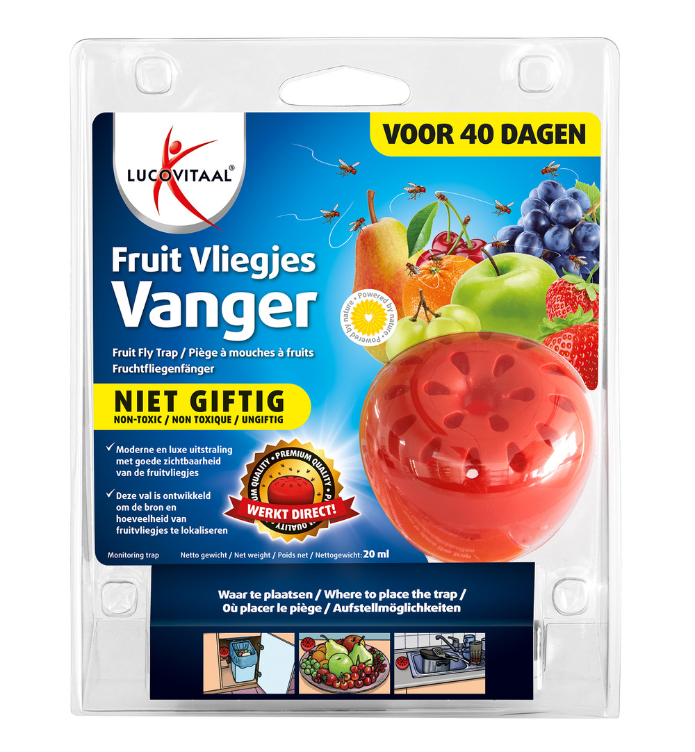 Lucovitaal Fruitvliegjes Vanger (20 ml)