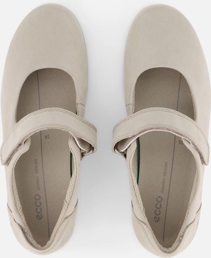 ECCO Soft 2.0 Mary-Jane beige Synthetisch Dames