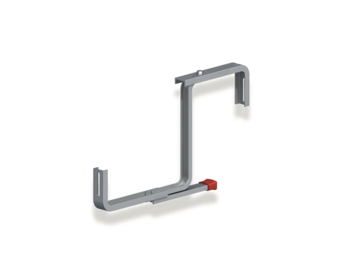 Alfer bloembakhouder type 16 m. Supersteun verstelbaar D 60-220 x H 200 x D 35-155 mm, aluminium, kaal