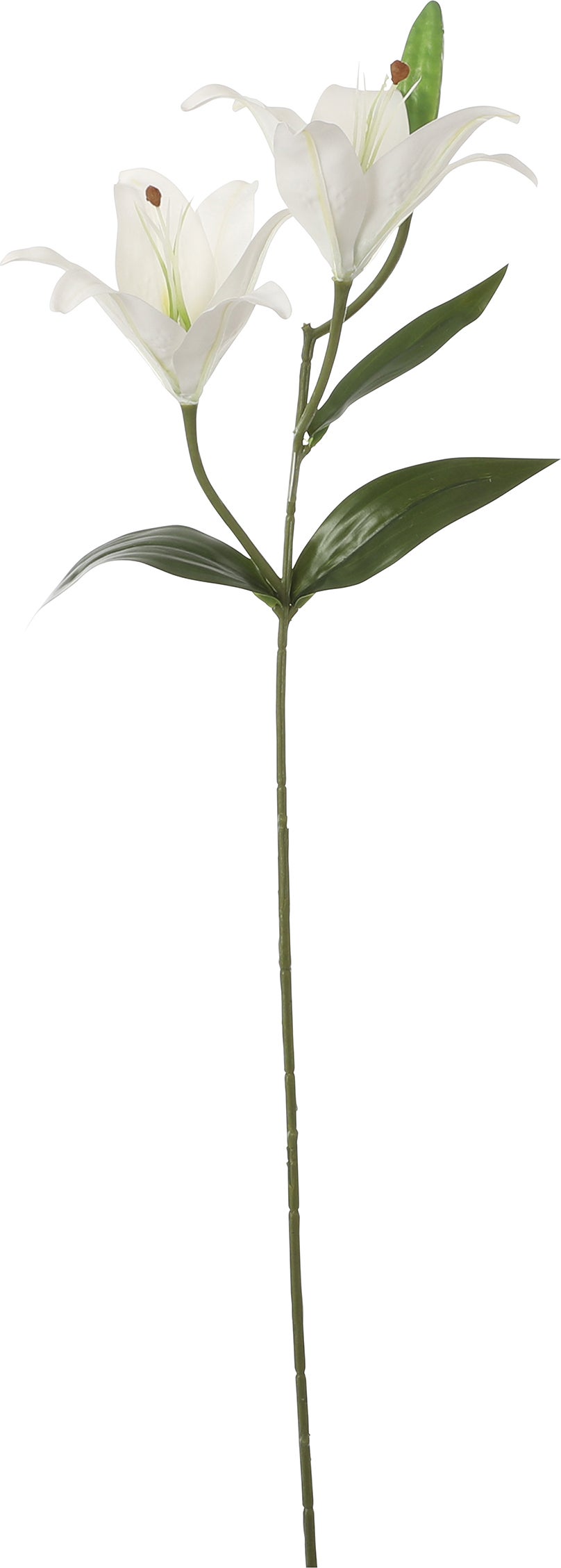 Mica Decorations kunstbloem Tijgerlelie wit 65 cm