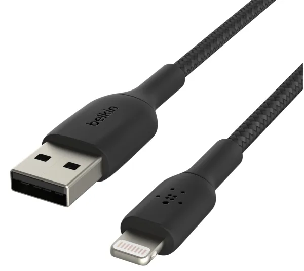 Belkin BoostCharge - Lightning-kabel - Lightning han til USB han - 1 m - sort