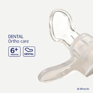 Difrax Fopspeen Dental 6  Maanden - Pure Blossom 1ST