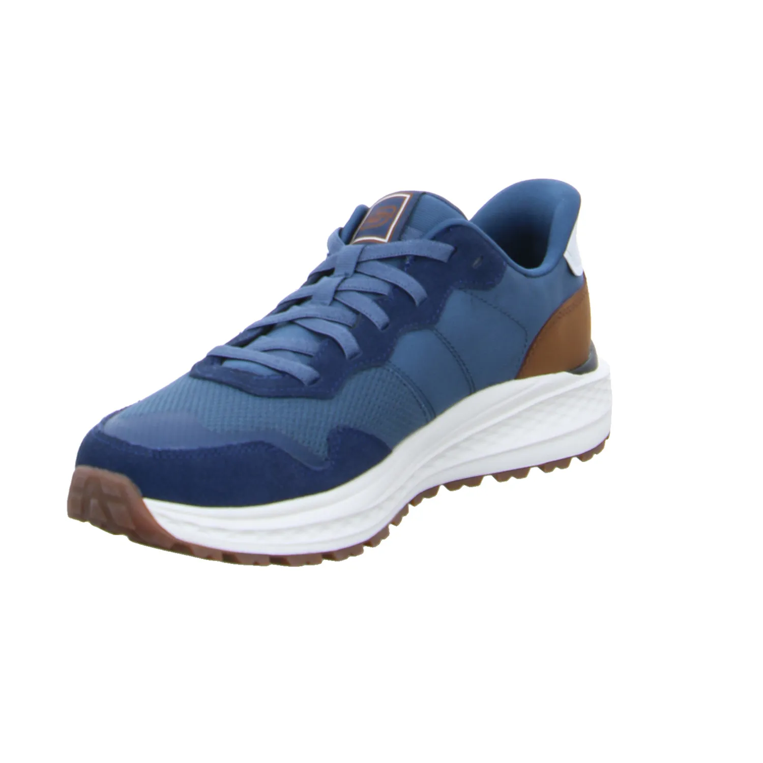 SKECHERS Halbschuhe Sneaker Blau Textil